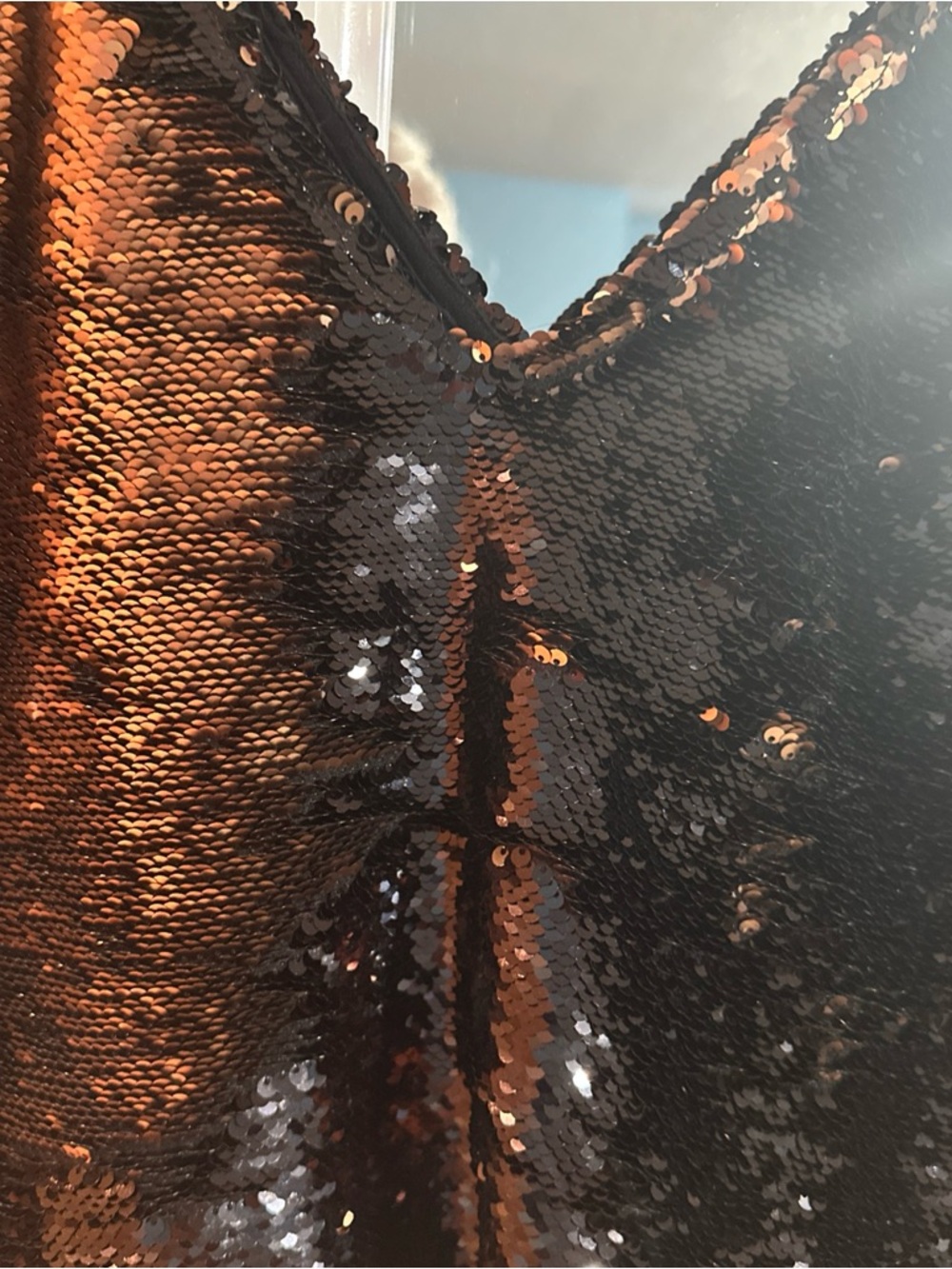 Intimately Free People Black/Bronze Sequin & Lace Women’s  Camisole - Picture 4 of 7